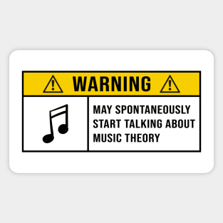 Funny Music Theory Quote Magnet